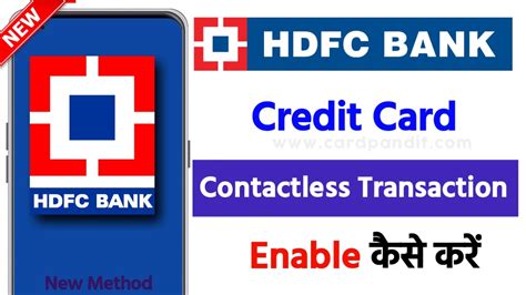 hdfc bank contactless credit card|hdfc credit card contactless mode.